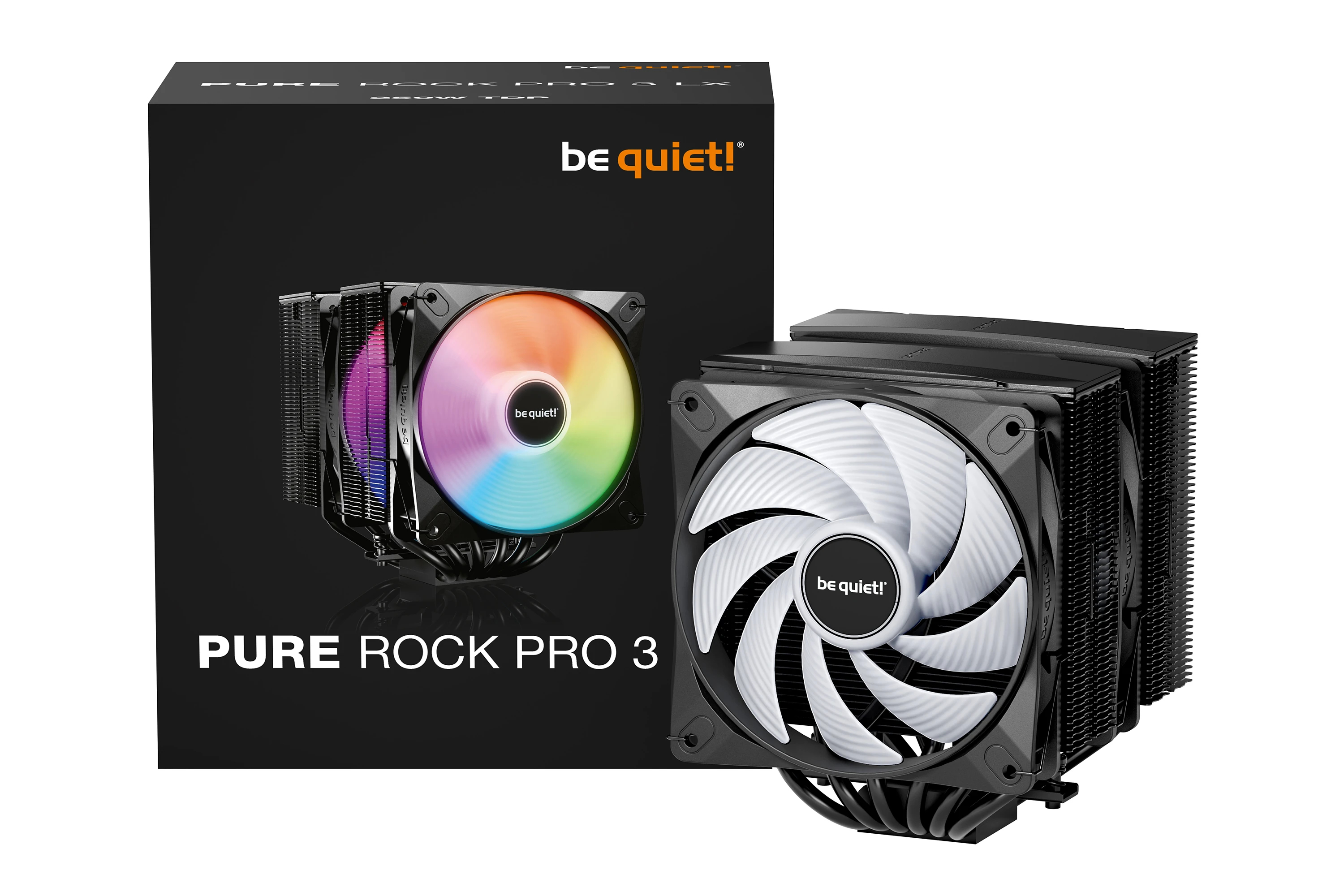 Ψυγείο για επεξεργαστή be quiet! Pure Rock Pro 3 LX Black Dual-Tower CPU Cooler - BK043