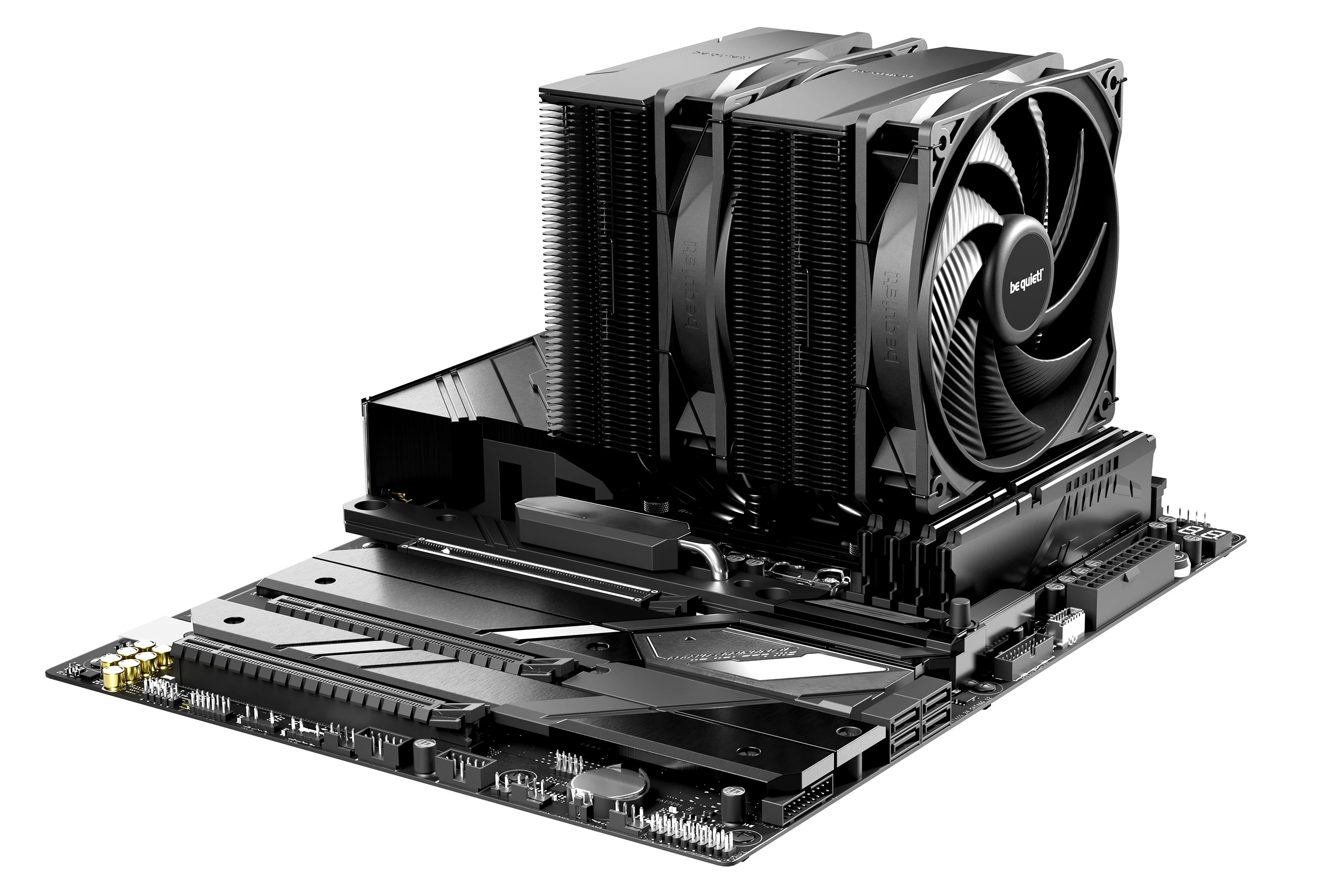 Охладитель для процессора be quiet! Pure Rock Pro 3 Black Dual-Tower CPU Cooler - BK042