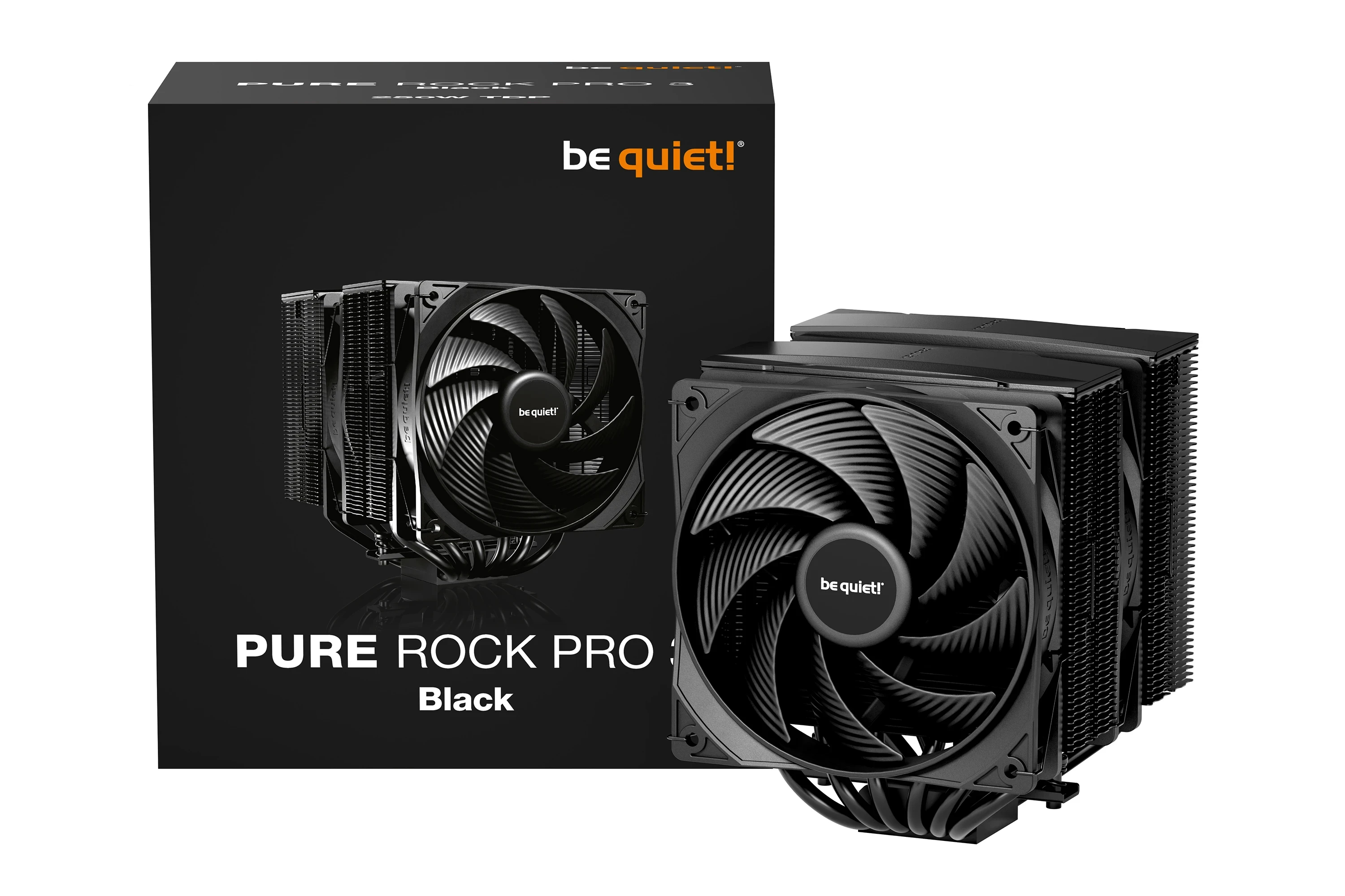 Охладитель для процессора be quiet! Pure Rock Pro 3 Black Dual-Tower CPU Cooler - BK042