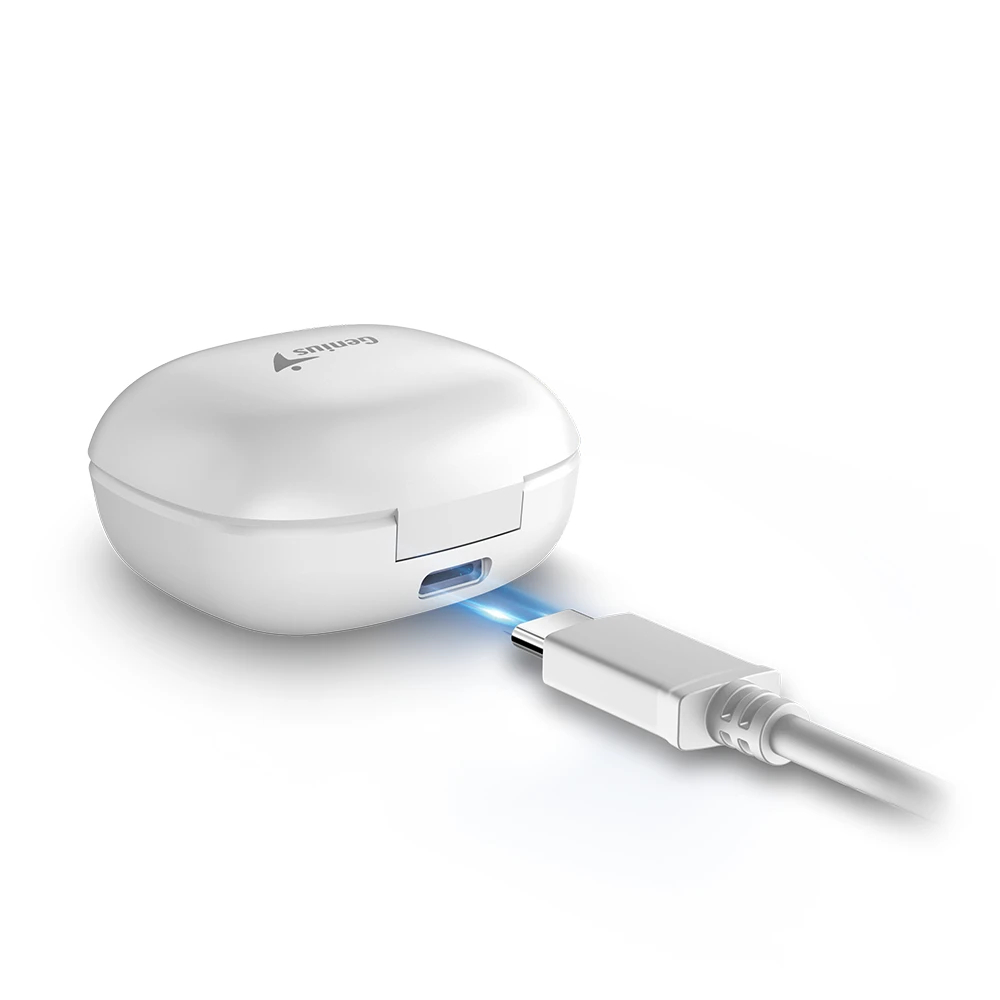 Genius безжични слушалки TWS Bluetooth 5.3 Earphones HS-M905BT White