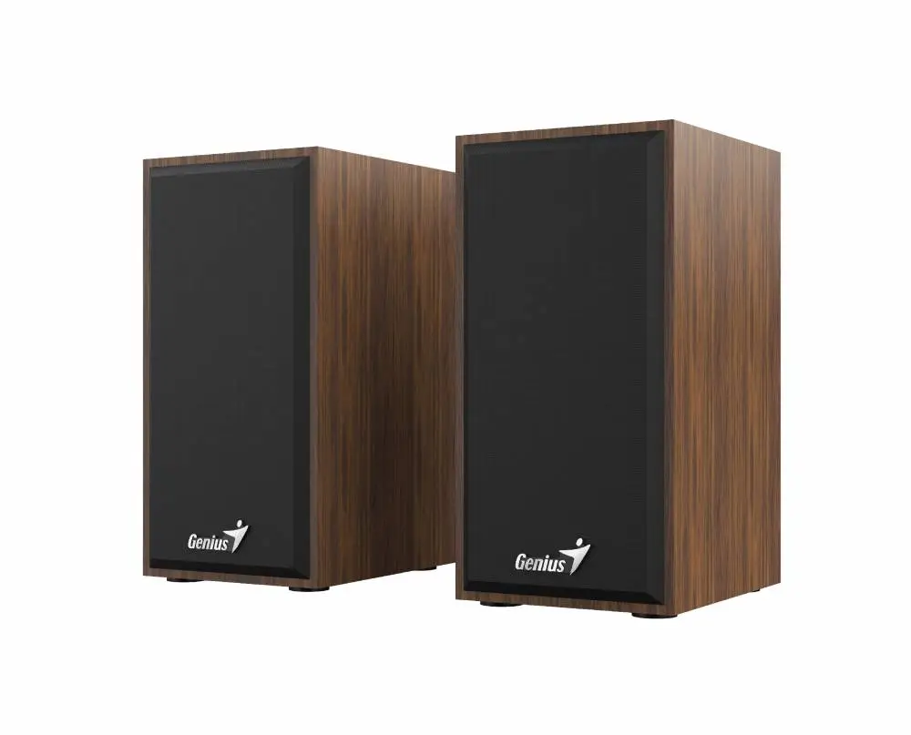 Enceintes Genius Speakers 2.0 - SP-HF180 - 6W, USB, Bois