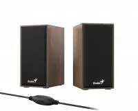 Genius тонколони Speakers 2.0 - SP-HF180 - 6W, USB, Wood