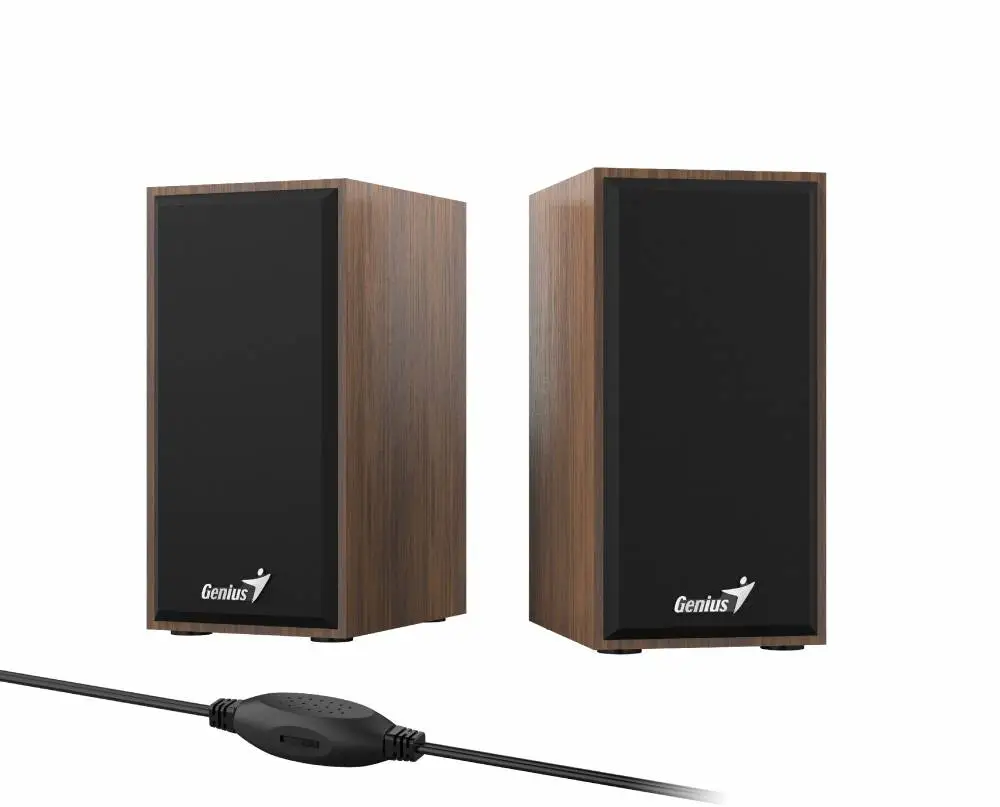 Genius тонколони Speakers 2.0 - SP-HF180 - 6W, USB, Wood