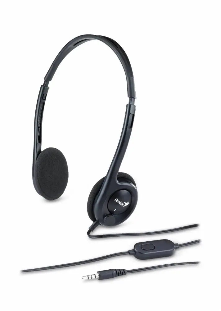 Genius слушалки с микрофон Headset HS-200C - Lightweight, Black