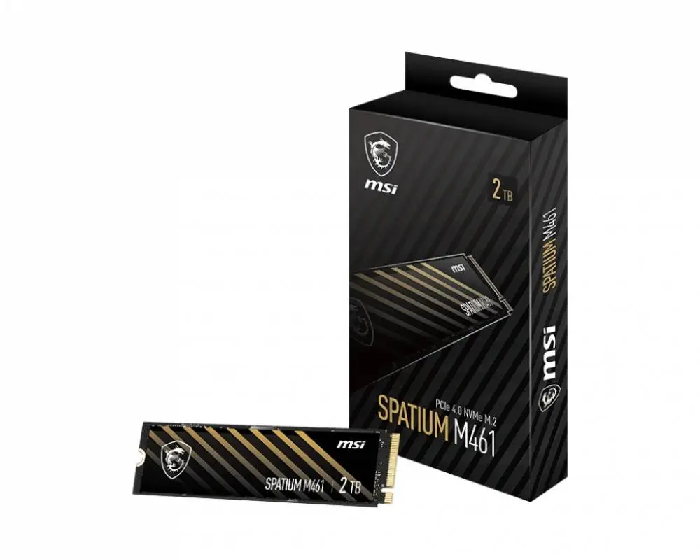 Диск SSD MSI SPATIUM M461 4TB M.2 2280 NVMe PCIe Gen4x4 - S78-440R030-P83