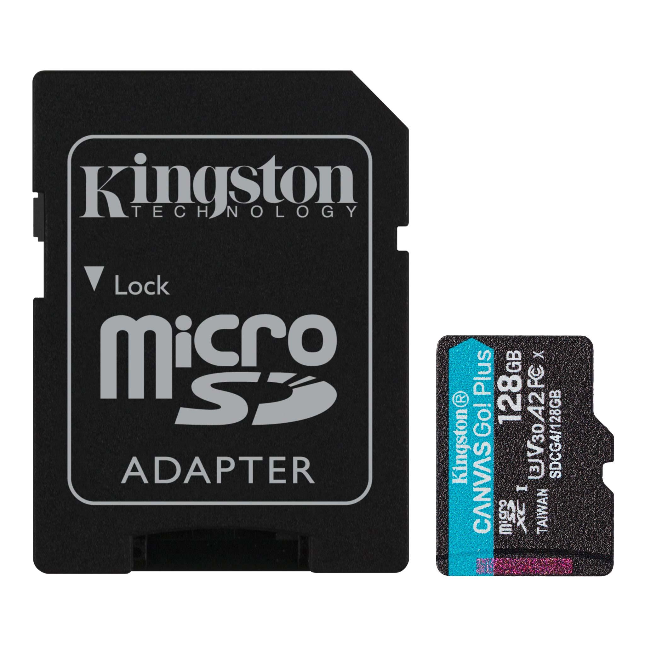 Carte mémoire Kingston Canvas Go! Plus Gen4 microSDXC 128GB - SDCG4/128GB