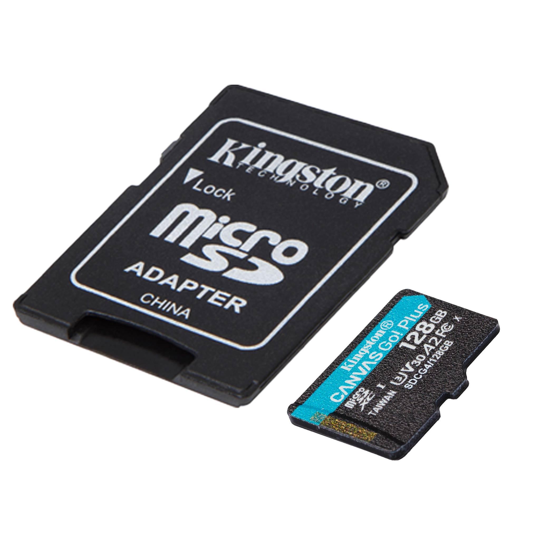 Carte mémoire Kingston Canvas Go! Plus Gen4 microSDXC 128GB - SDCG4/128GB