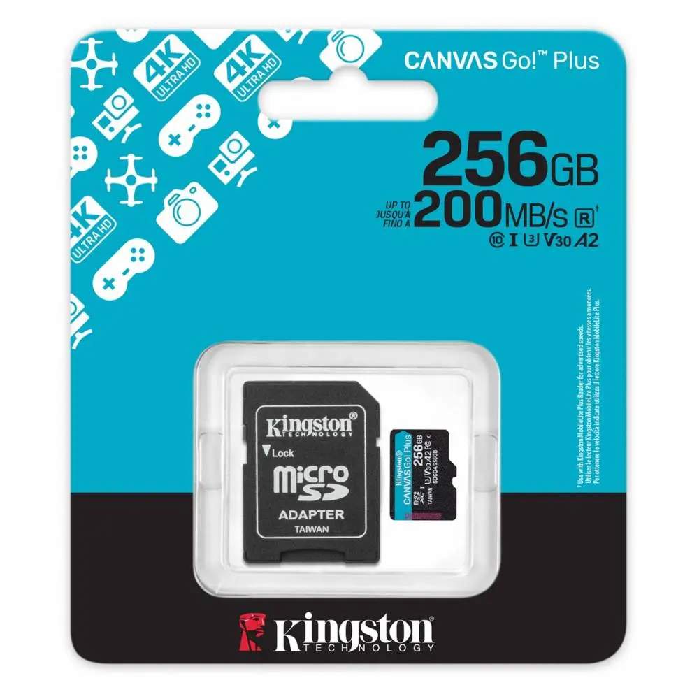 Карта памет Kingston Canvas Go! Plus Gen4 microSDXC 256GB - SDCG4/256GB