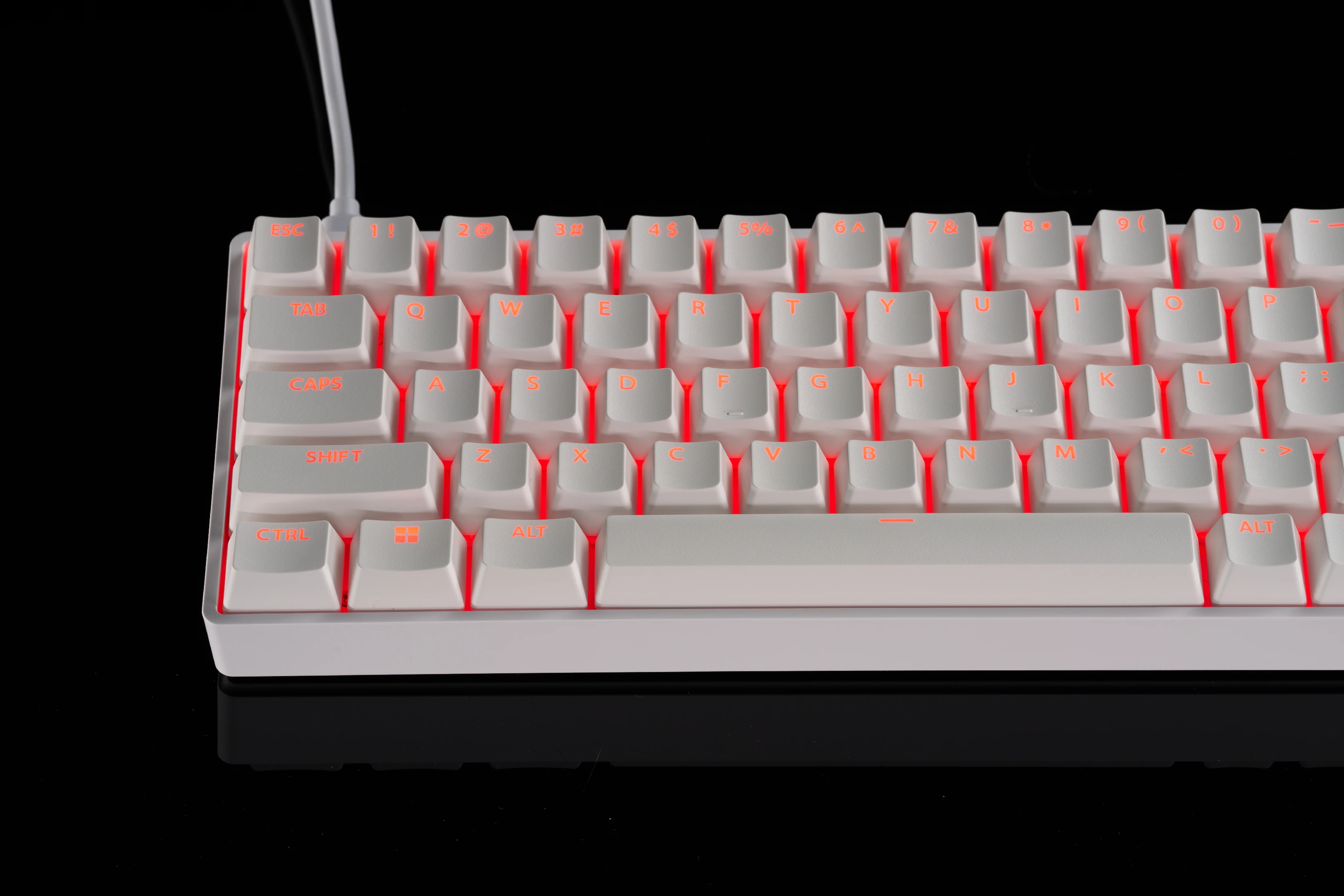 Геймърска механична клавиатура Madlions FIRE 68 RGB - 8K, Gateron Dual-Rail Magnetic Switches [Linear], R