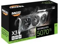 Видео карта Inno3D GeForce RTX 5070 Ti X3 16GB GDDR7 - N507T3-16D7-176068N