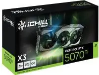 Видео карта Inno3D GeForce RTX 5070 Ti ICHILL X3 16GB GDDR7 - N507T3-16D7X-176068W