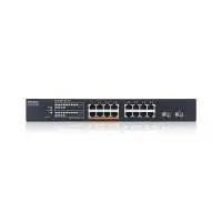 Суич ZyXEL XMG1915-18EP, 16-портов, 2x SFP, Gigabit, Управляем, , PoE