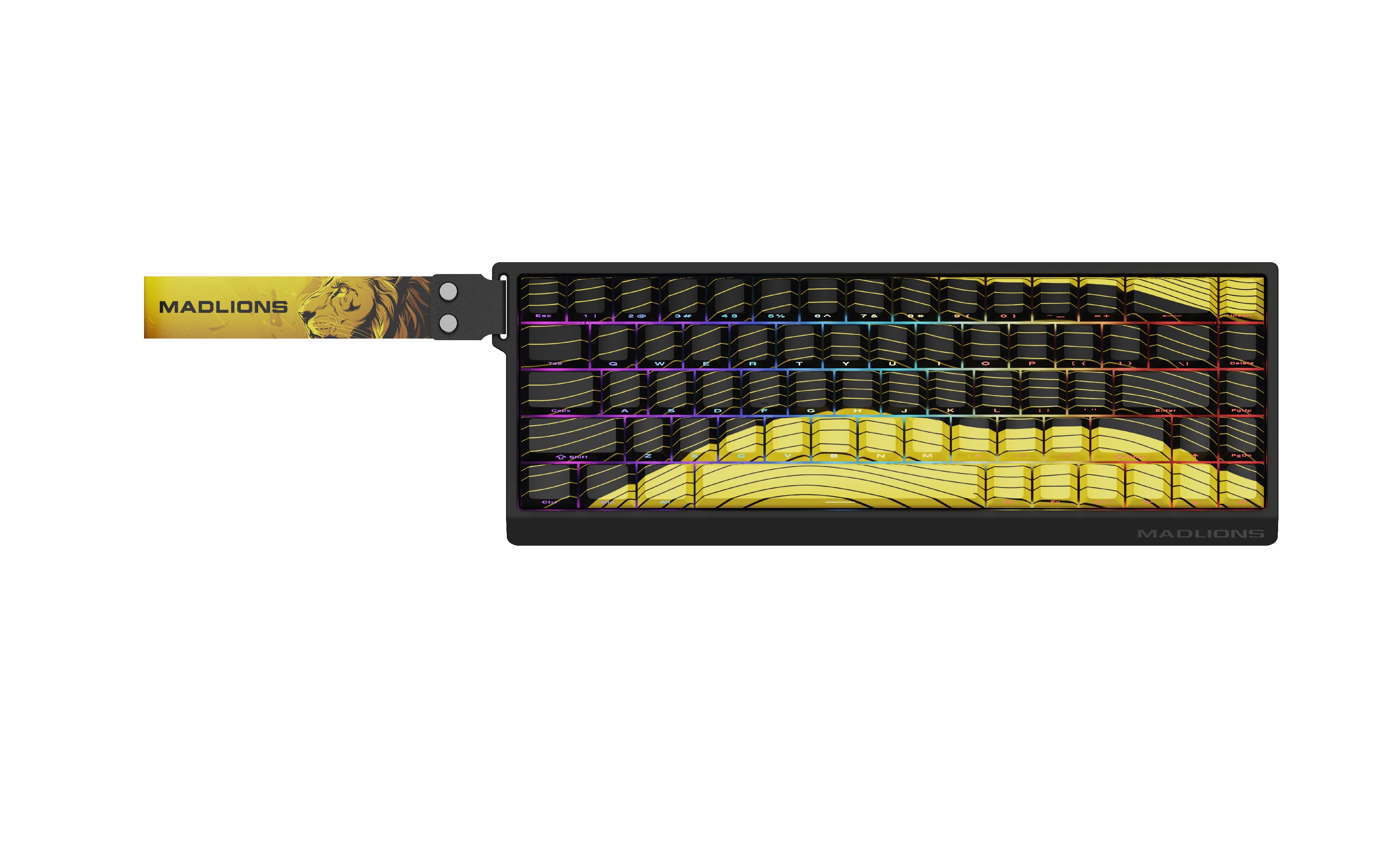 Геймърска механична клавиатура Madlions MAD 68 HE Contour Flagship - 8K, Gateron Jade Pro [Linear]