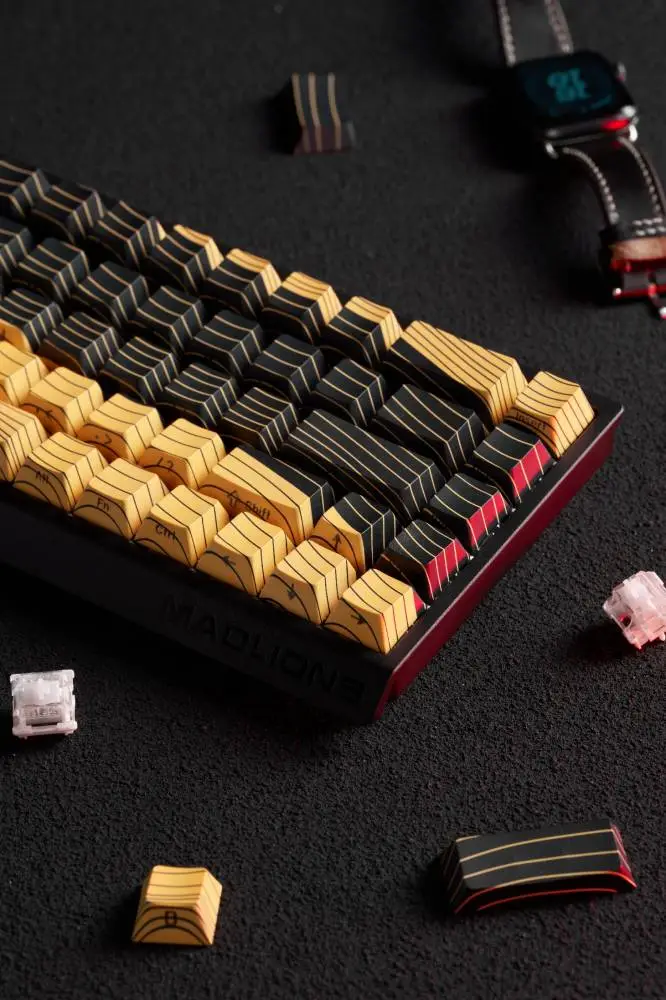 Геймърска механична клавиатура Madlions MAD 68 HE Contour Flagship - 8K, Magnetic Amber Pro [Linear]