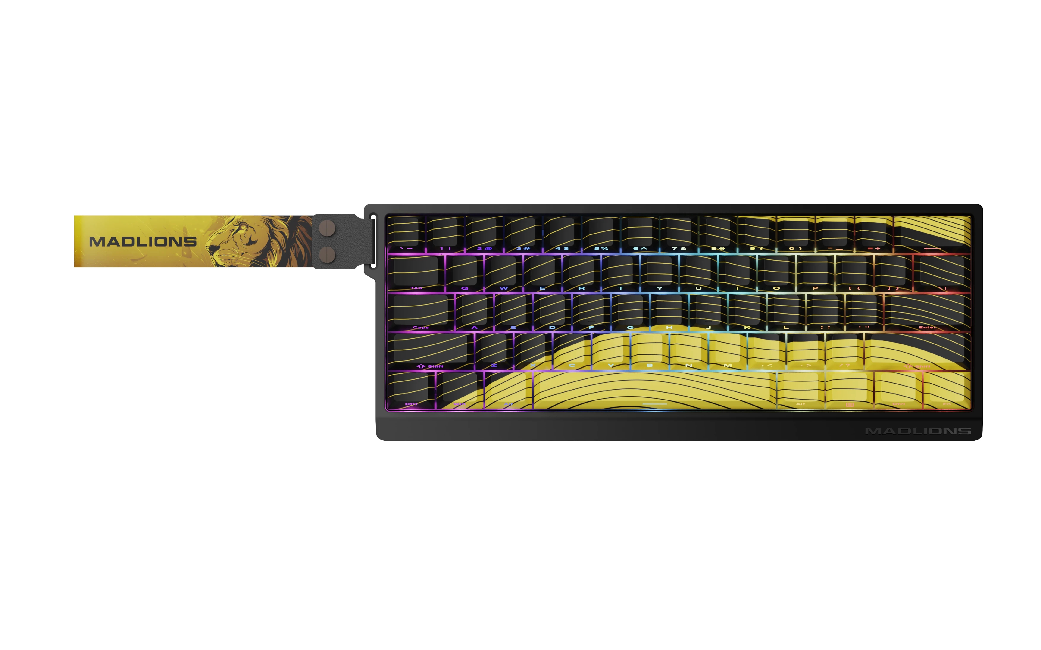 Геймърска механична клавиатура Madlions MAD 60 HE Contour Flagship - 8K, Gateron Jade Pro [Linear]