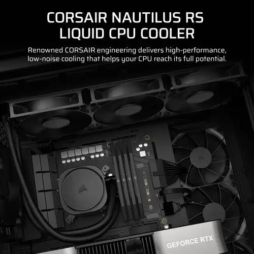 Водно охлаждане Corsair NAUTILUS 360 RS Liquid CPU Cooler - CW-9060089-WW