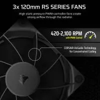 Водно охлаждане Corsair NAUTILUS 360 RS Liquid CPU Cooler - CW-9060089-WW