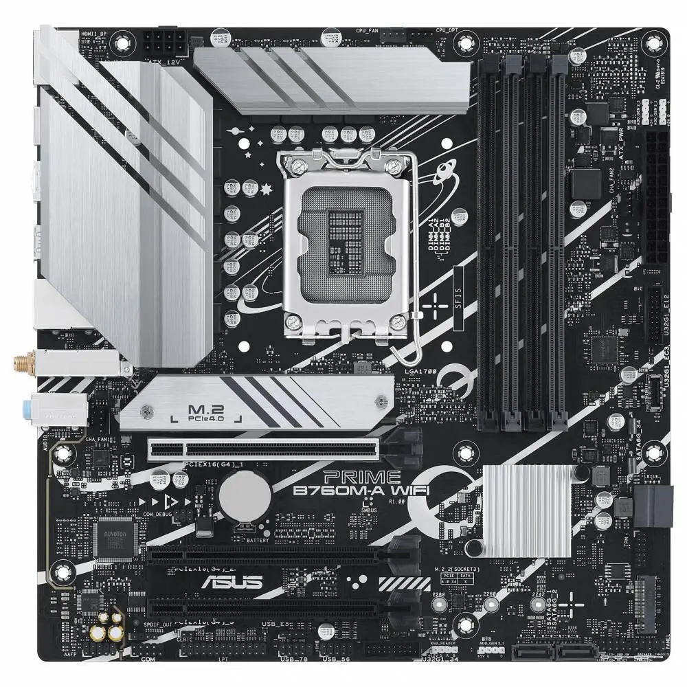 Дънна платка ASUS PRIME B760M-A WIFI - 90MB1EL0-M1EAY0