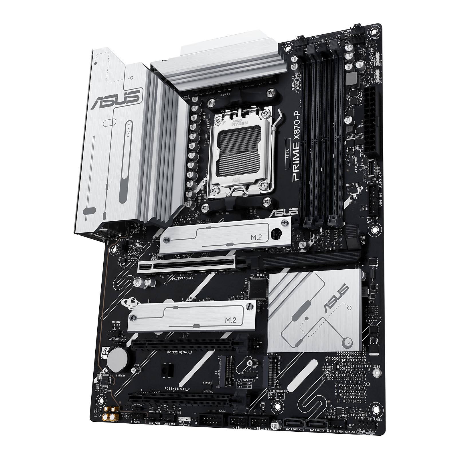 Дънна платка ASUS PRIME X870-P АМ5 - 90MB1IT0-M0EAY0