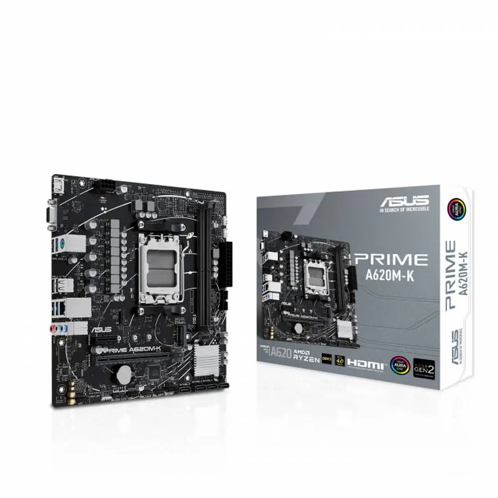Дънна платка ASUS PRIME A620M-K AM5 - 90MB1F40-M0EAY0