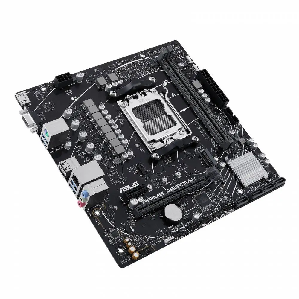 Дънна платка ASUS PRIME A620M-K AM5 - 90MB1F40-M0EAY0