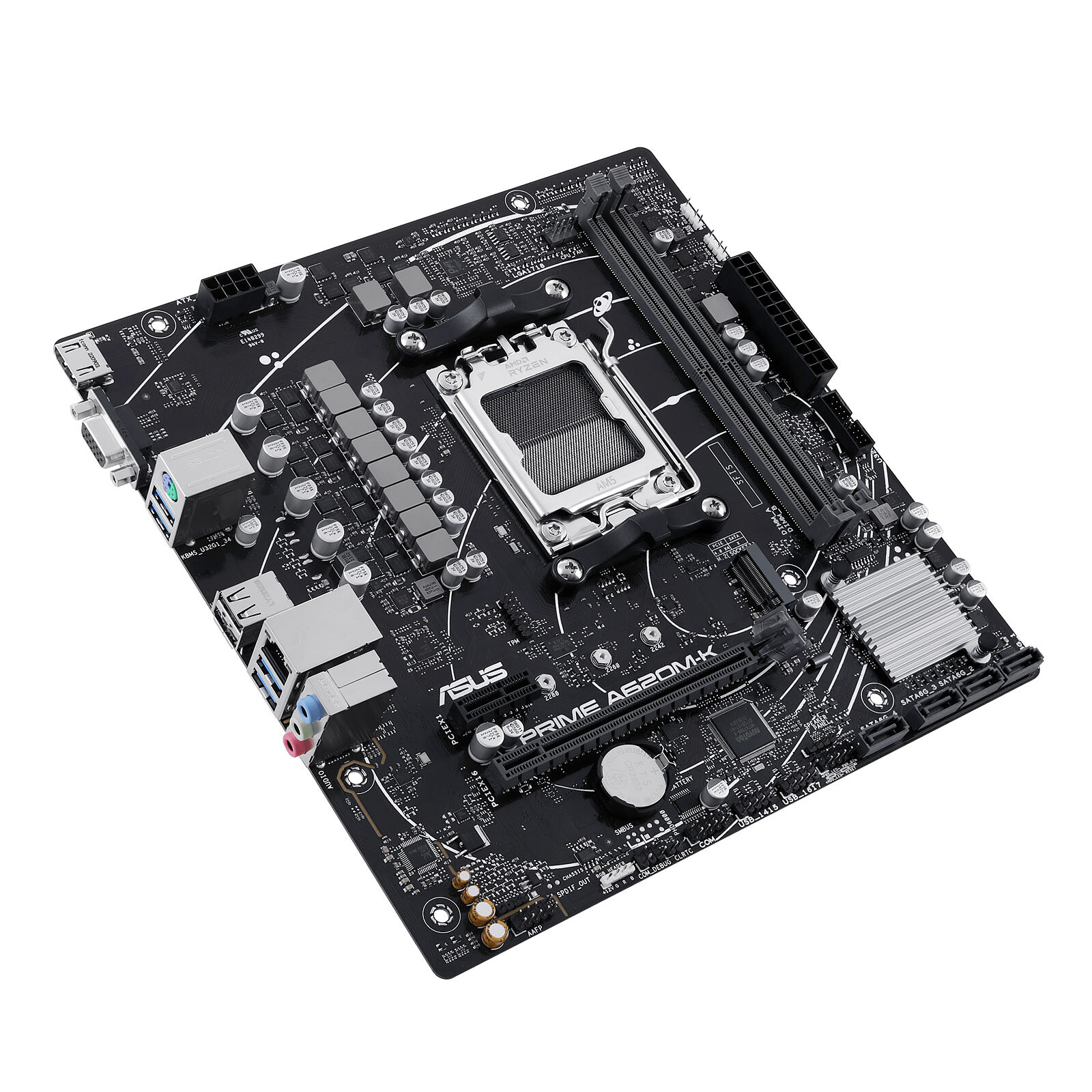 Дънна платка ASUS PRIME A620M-K AM5 - 90MB1F40-M0EAY0