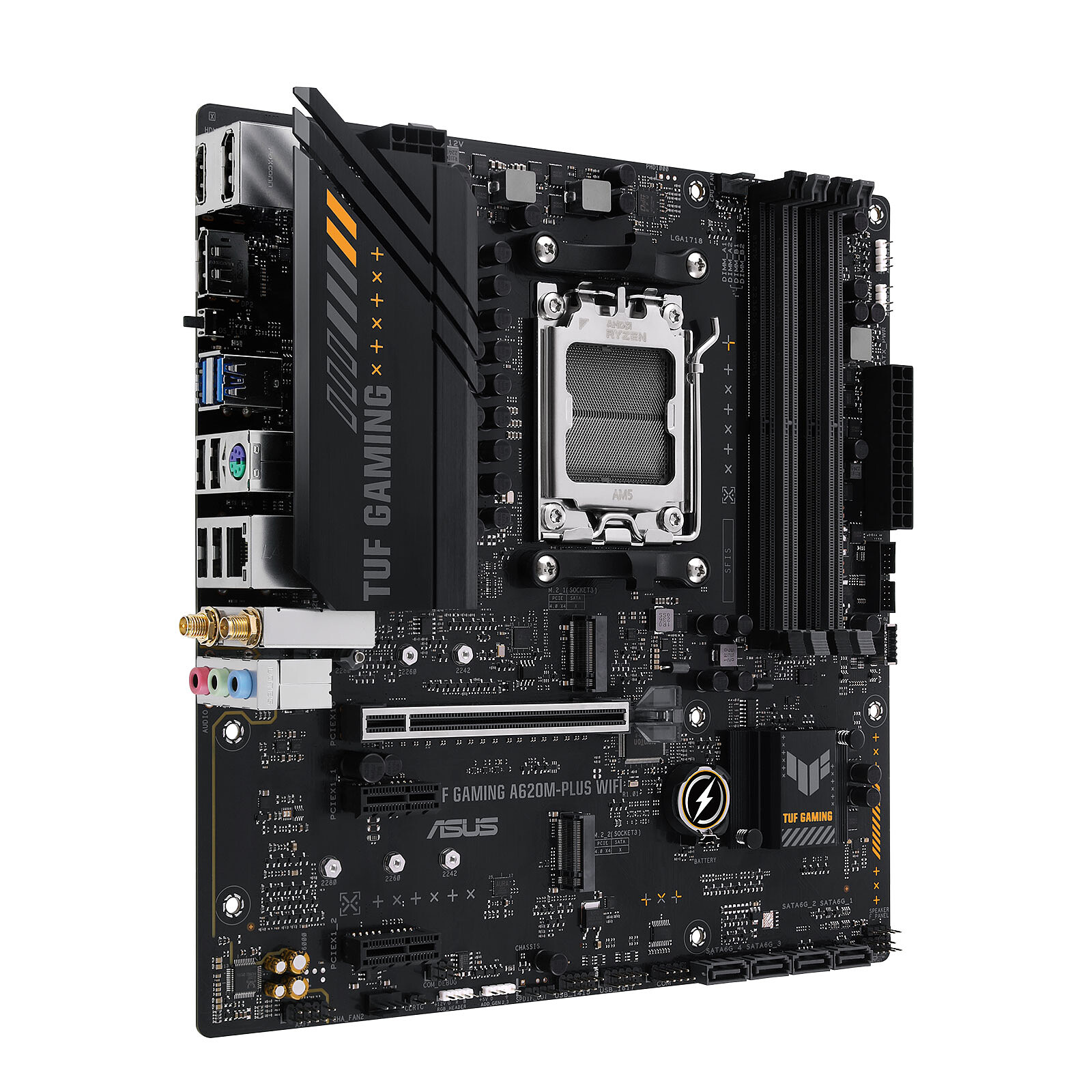 Дънна платка ASUS TUF GAMING A620M-PLUS WIFI - 90MB1F00-M0EAY0