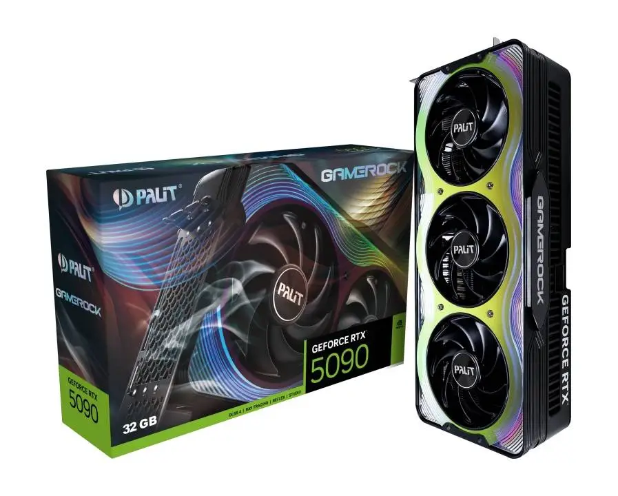 Видео карта Palit GeForce RTX 5090 GameRock 32G - NE75090019R5-GB2020G