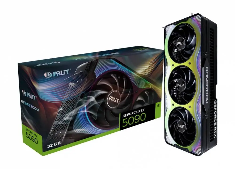 Видео карта Palit GeForce RTX 5090 GameRock 32G - NE75090019R5-GB2020G