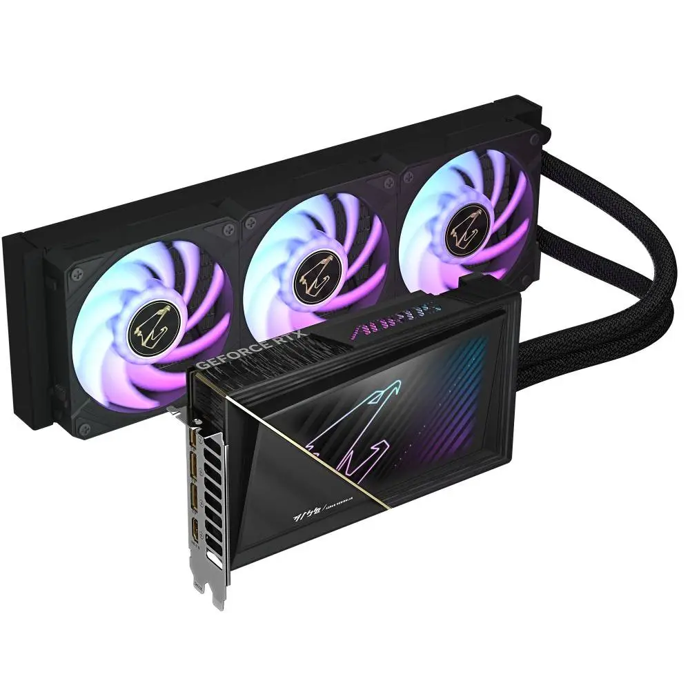 Видео карта Gigabyte AORUS GeForce RTX 5080 XTREME WATERFORCE 16G