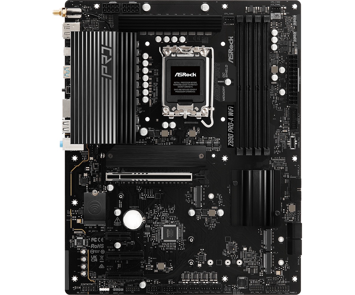 Материнська плата Asrock Z890 Pro-A WiFi LGA1851