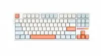 Геймърска механична клавиатура VGN - V87 Jelly Orange - Dynamic Silver Switches [Linear]