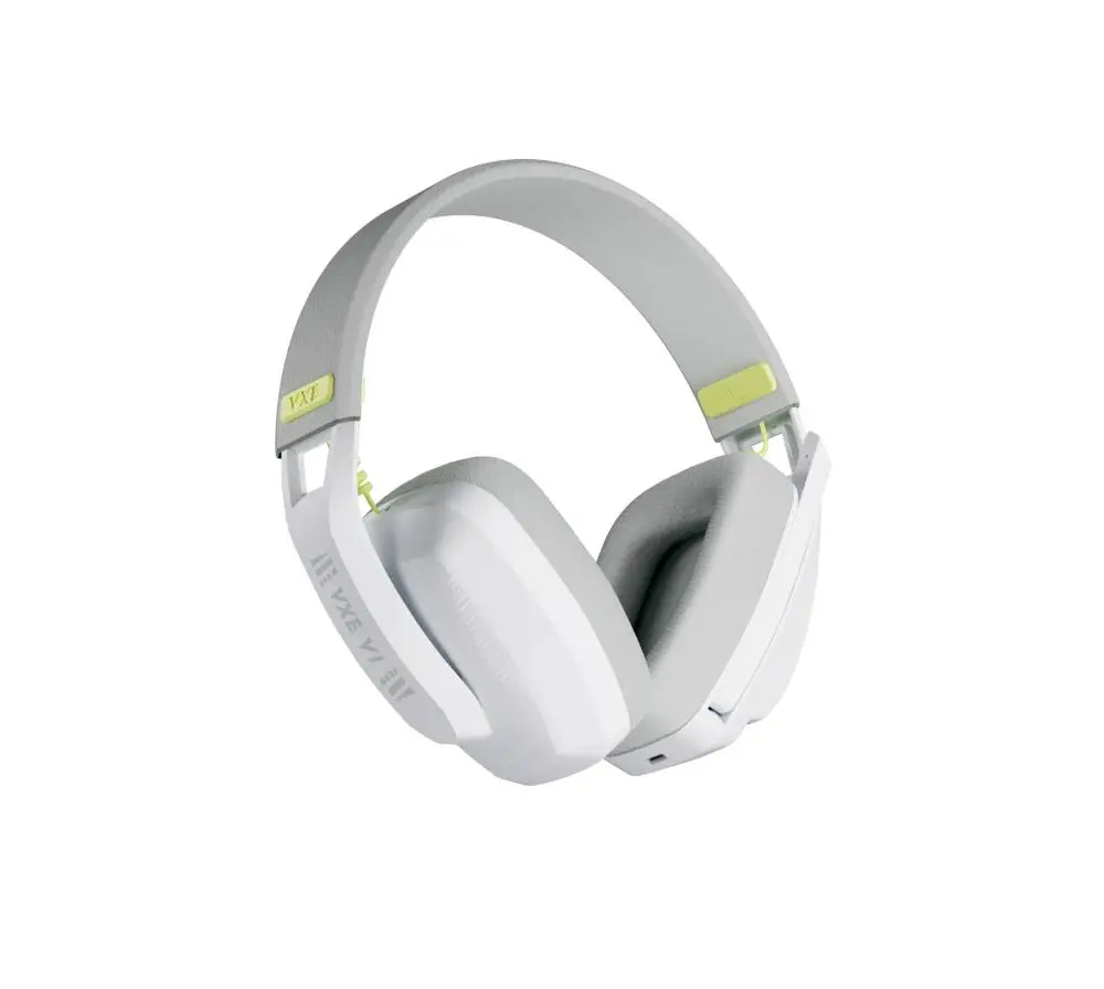VGN безжични геймърски слушалки Wireless Gaming Headphones - SIREN V1 White - Bluetooth 5.3, 2.4G