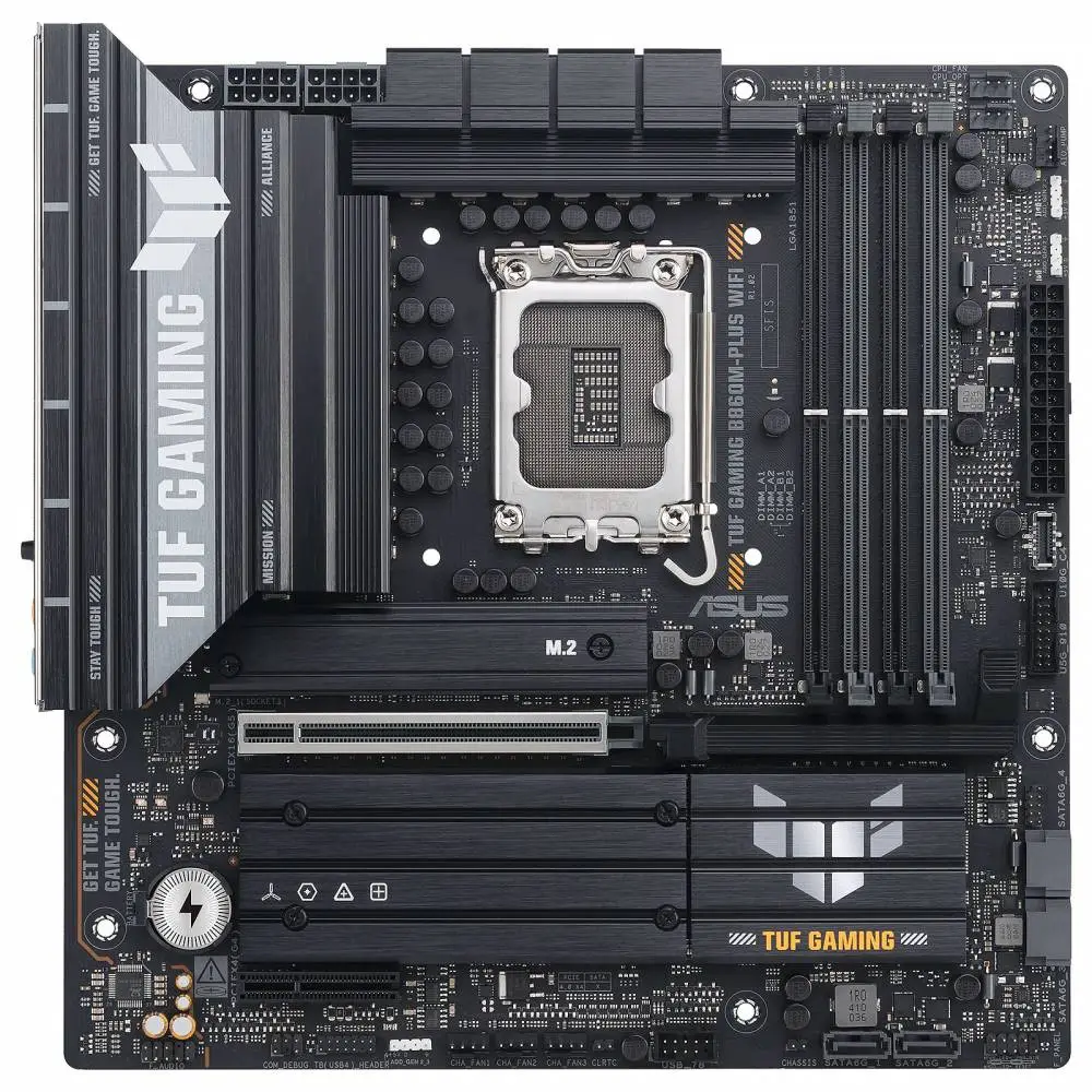 Placa base ASUS TUF GAMING B860M-PLUS WIFI LGA1851 - 90MB1JV0-M0EAY0