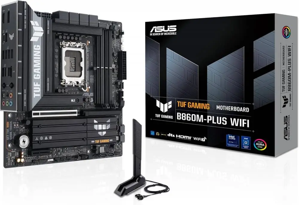 Дънна платка ASUS TUF GAMING B860M-PLUS WIFI LGA1851 - 90MB1JV0-M0EAY0