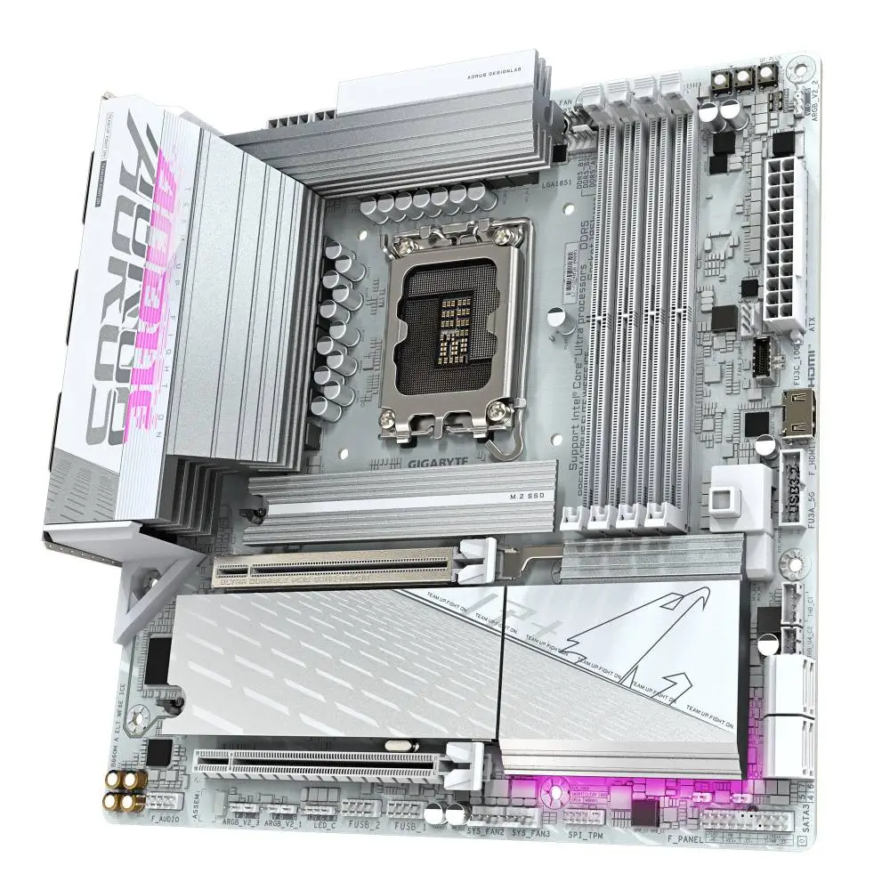 Дънна платка Gigabyte B860M AORUS ELITE WIFI6E ICE LGA1851
