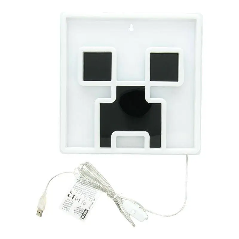 Лампа Paladone: Minecraft - Creeper Wall Mountable LED Neon Light, PP14020MCFVN