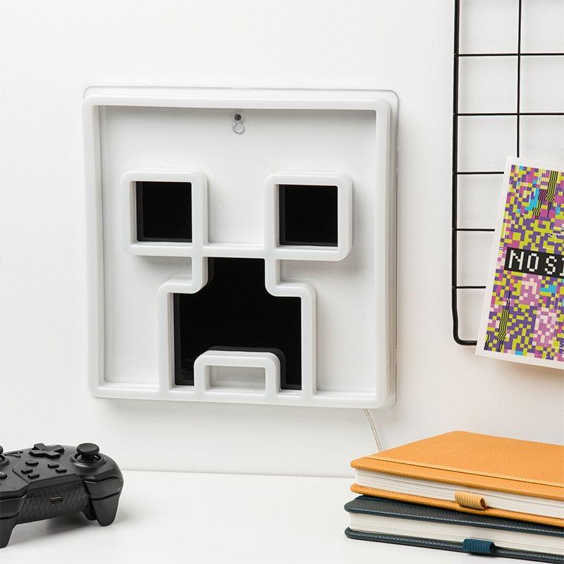 Лампа Paladone: Minecraft - Creeper Wall Mountable LED Neon Light, PP14020MCFVN