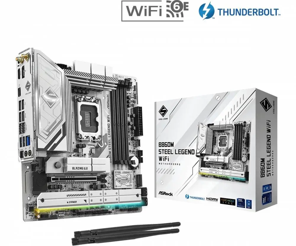 Дънна платка Asrock B860M Steel Legend WiFi LGA1851