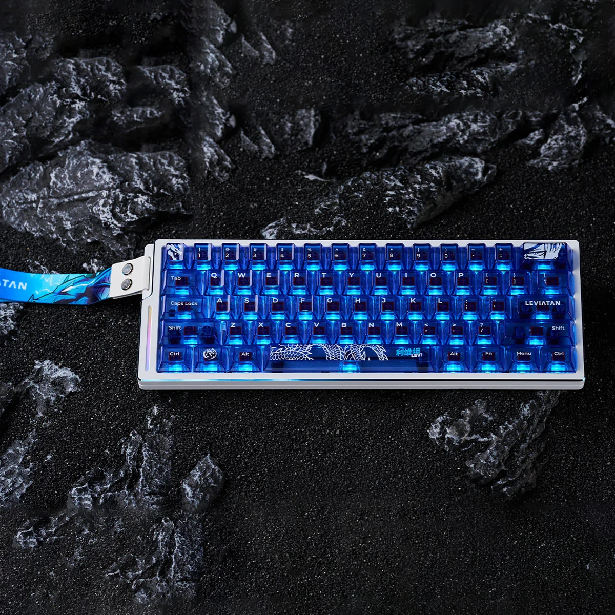 Геймърска механична клавиатура ATK EDGE 60 HE Master Leviatan - 8K, Gateron Jade Pro Switches