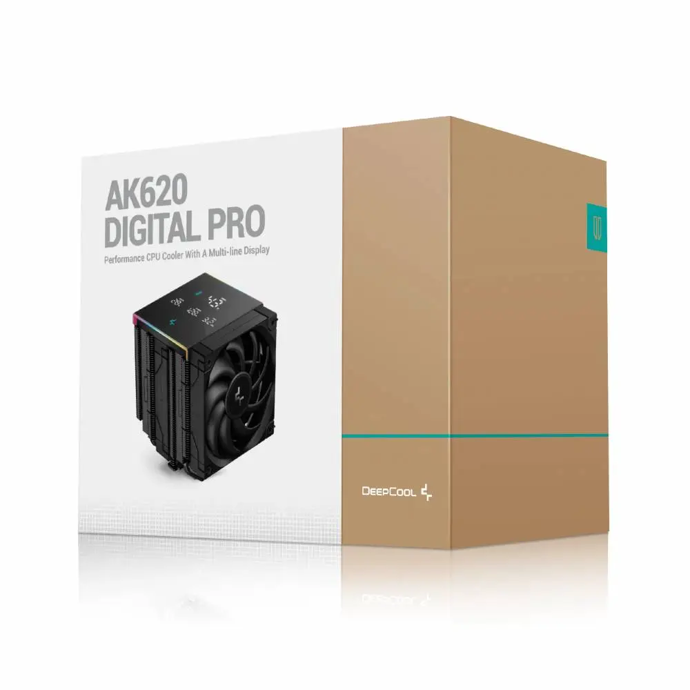 Охладител за процесор DeepCool AK620 DIGITAL PRO Dual-Tower CPU Cooler