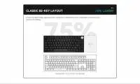 Геймърска механична клавиатура VGN N75 RGB Caribbean Blue - Power Silver Switches [Linear]