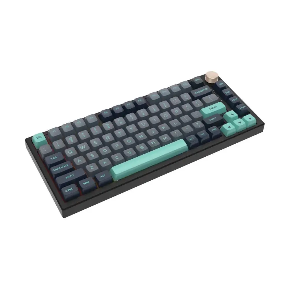 Геймърска механична клавиатура VGN N75 RGB Caribbean Blue - Power Purple Switches [Tactile]