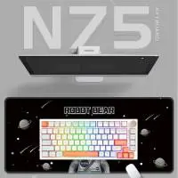 Геймърска механична клавиатура VGN N75 RGB Caribbean Blue - Power Purple Switches [Tactile]