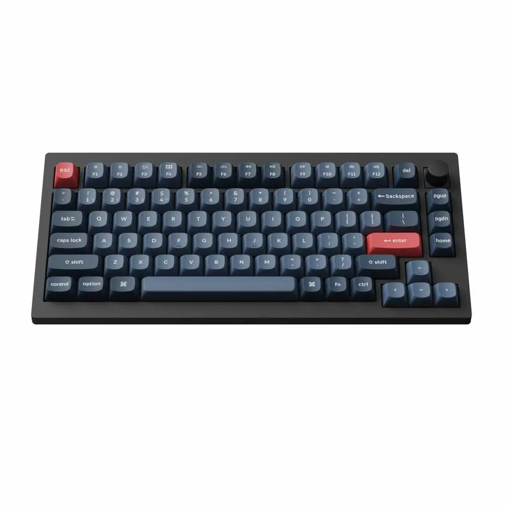 Механична клавиатура Keychron V1 MAX QMK 75% Carbon Black - Wireless