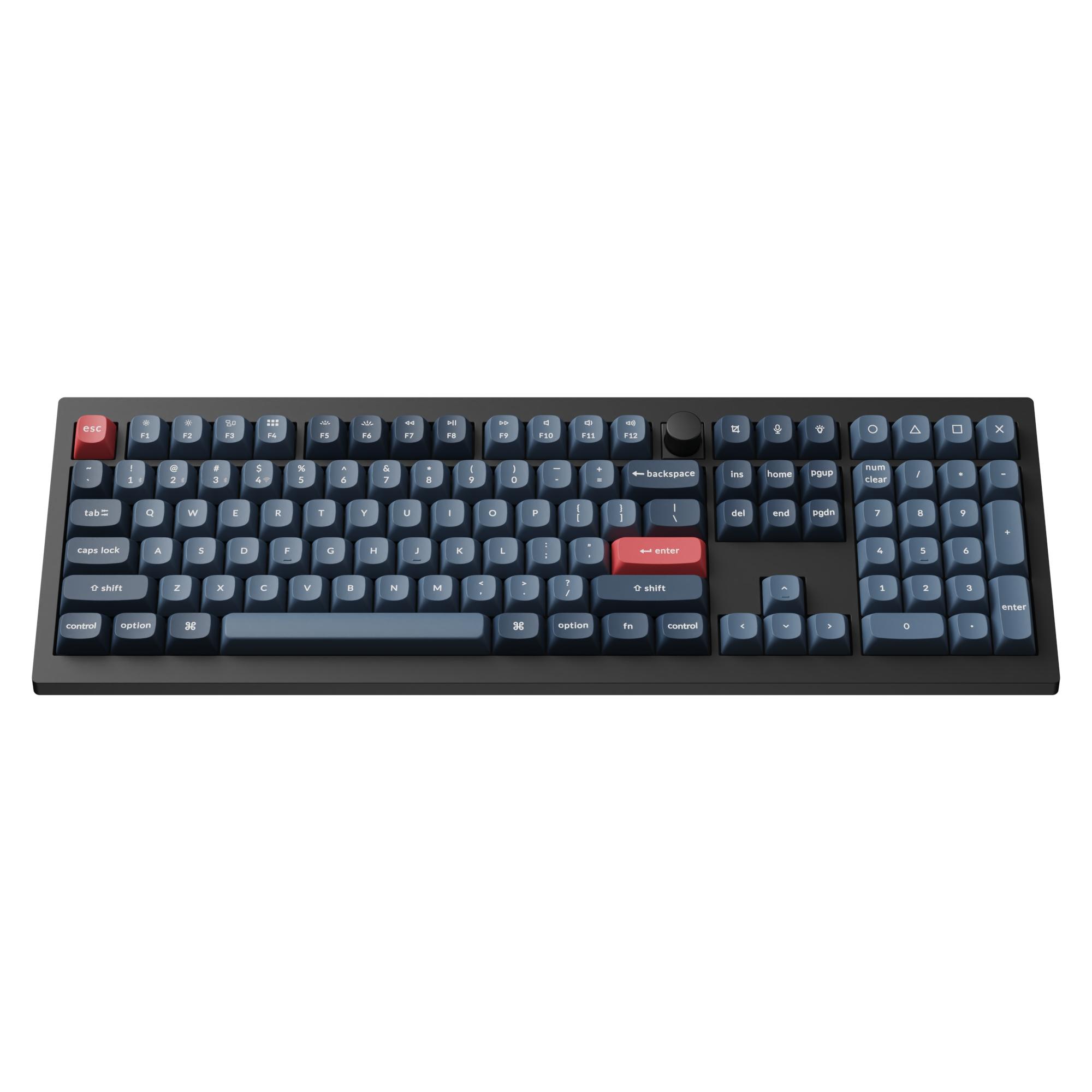 Механична клавиатура Keychron V6 MAX QMK Carbon Black - Wireless, Full-Size