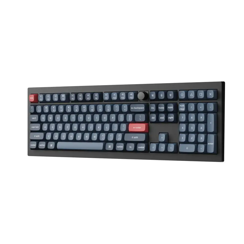 Механична клавиатура Keychron V6 MAX QMK Carbon Black - Wireless, Full-Size