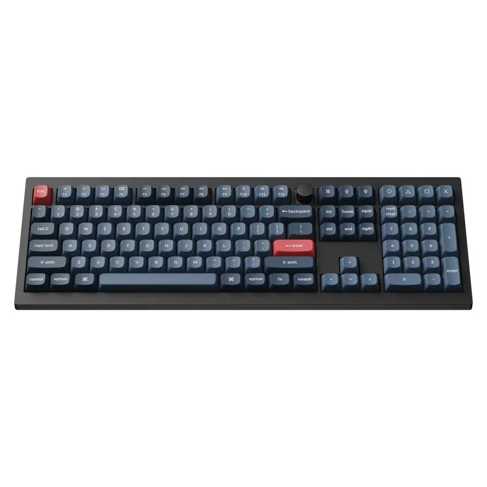 Механична клавиатура Keychron V6 MAX QMK Carbon Black - Wireless, Full-Size