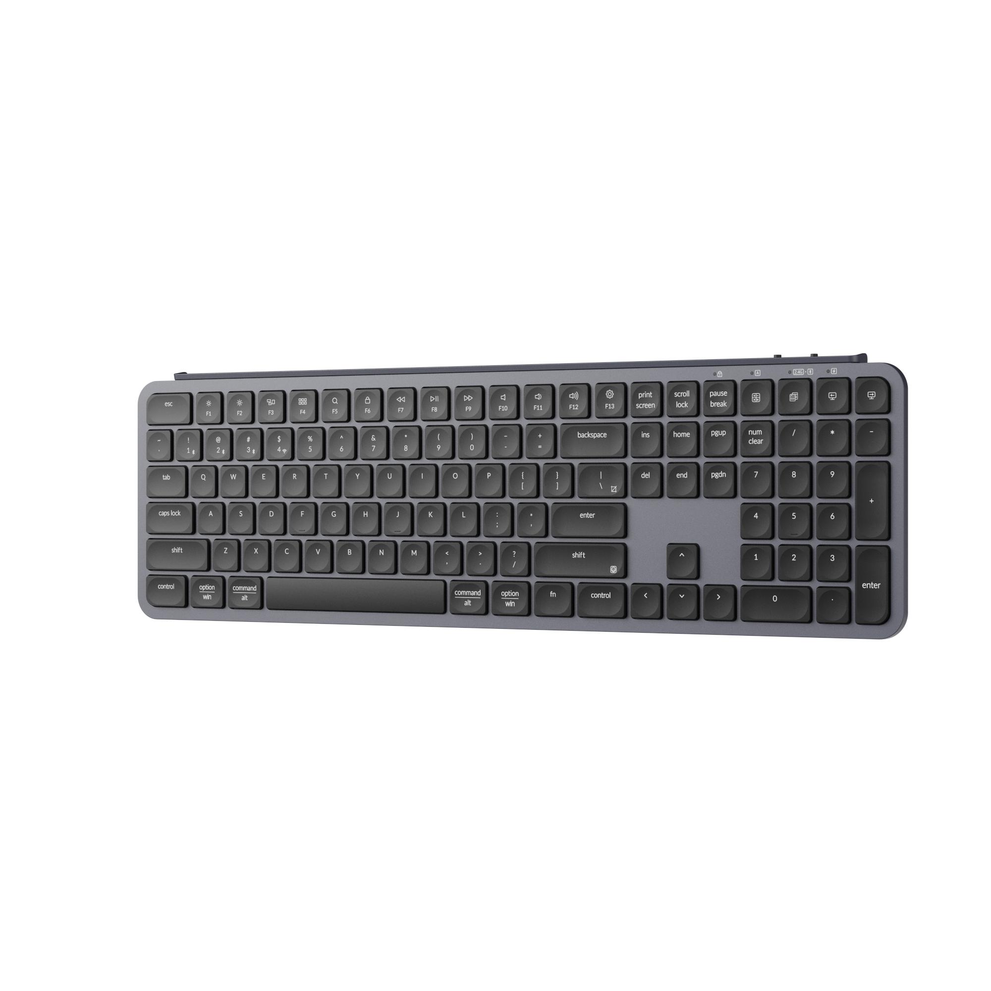 Безжична клавиатура Keychron B6 Pro Ultra-Slim - Space Gray