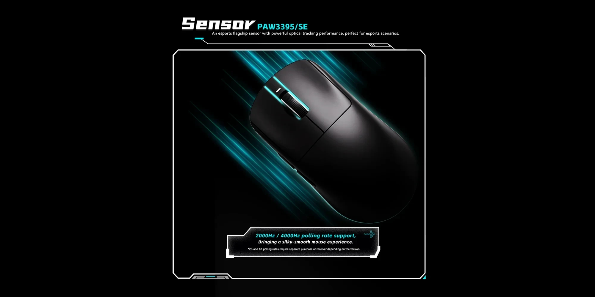 Геймъркса мишка VXE Dragonfly R1 SE+ - Huano Blue Glow V2, White